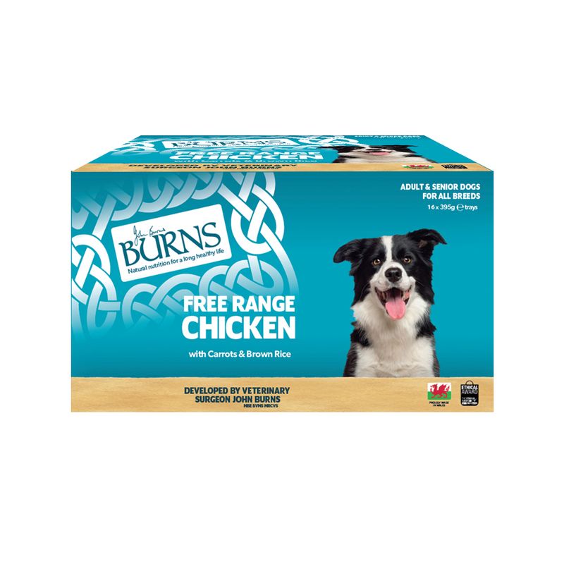 Burns natvoer voor honden 16 x 395 g