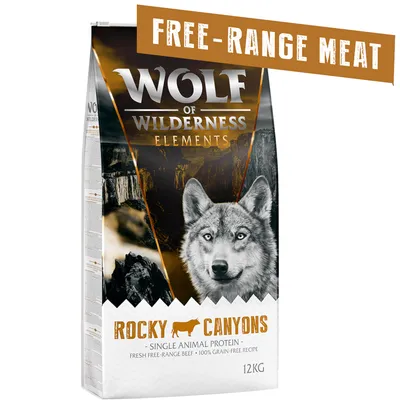2 x 12 kg Wolf of Wilderness "Elements" økonomipakke
