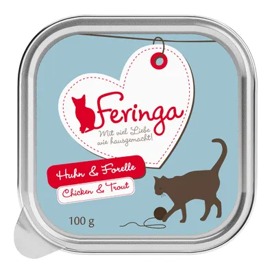 Feringa kissanruoka, kana ja taimen, 100 g.