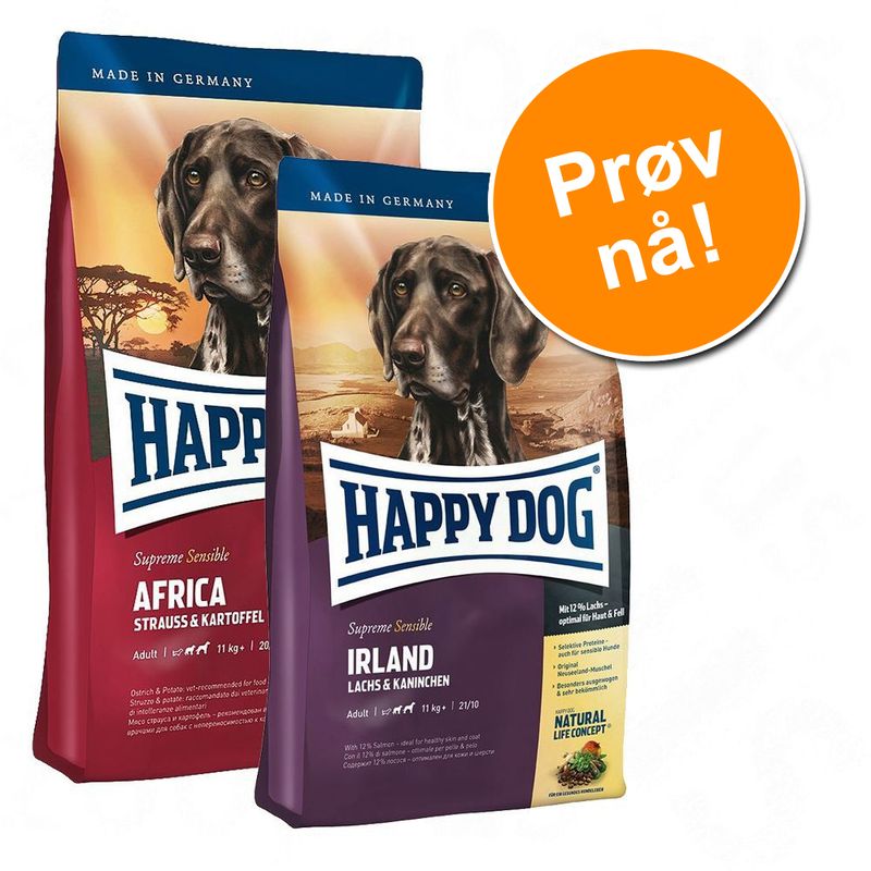 Gourmetpakke "Kulinarisk verdensreise" Happy Dog Supreme Sensible