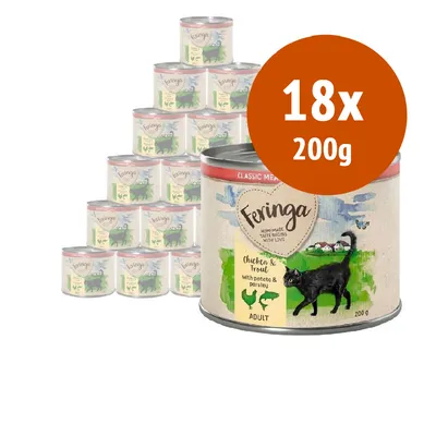 Feringa Classic Meat Menù 18 x 200 g umido per gatti