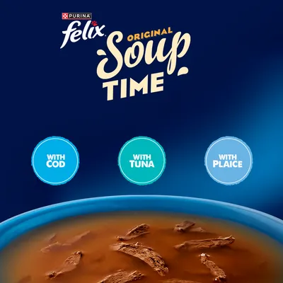 Felix Soup Time Saver Pack 48 x 48g - Fish Selection Felix Soup Time Saver Pack 48 x 48g - Fish Selection