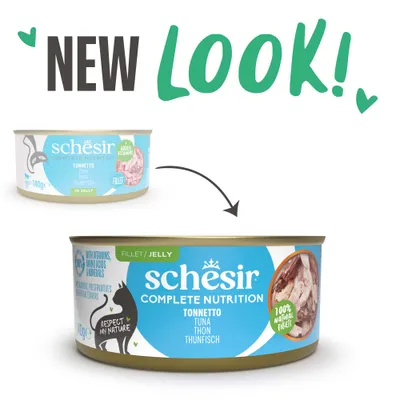 Schesir Complete Nutrition filete em gelatina 6 x 140 g em latas
