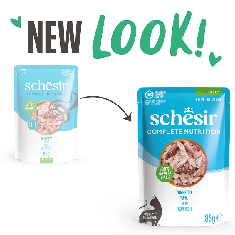 Schesir Complete Nutrition Filet v želé 6 x 85 g