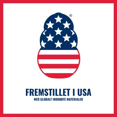 FREMSTILLET I USA. MED GLOBALT INDKØBTE MATERIALER. FREMSTILLET I USA. MED GLOBALT INDKØBTE MATERIALER.