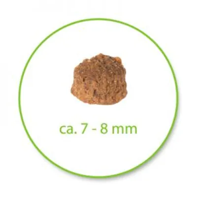 Crocchetta singola con testo: ca. 7–8 mm