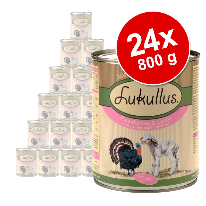 Lukullus Junior 24 x 800 g - Pack económico