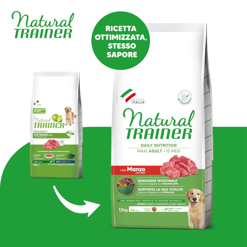 Natural Trainer Adult Maxi con Manzo