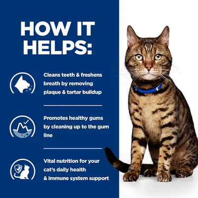 How it helps: cleans teeth and freshens breath by removing plaque and tartar, promotes healthy gums by cleaning to the gum line, vital nutrition for daily health and immune support.