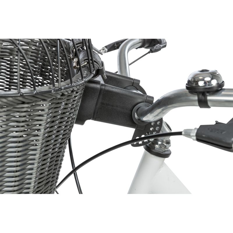 Panier avant pour vélo en osier Trixie pour chien