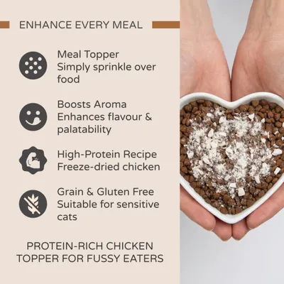 thrive ProTaste 100% Chicken Food Topper for Cats - 170g thrive ProTaste 100% Chicken Food Topper for Cats - 170g