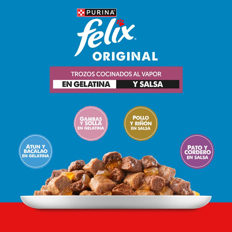 Felix Estándar 120 x 85 g - Jumbopack