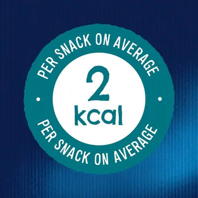 Each snack contains an average of 2 kilocalories.
