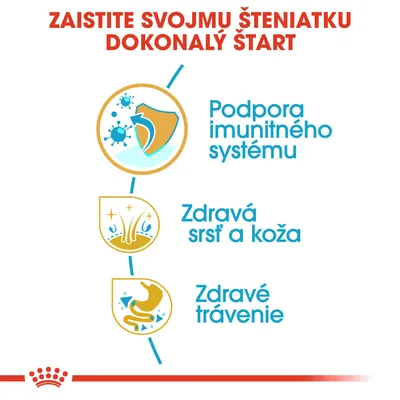 Zaistite svojmu šteniatku dokonalý štart. Podpora imunitného systému, zdravá srsť a koža, zdravé trávenie.