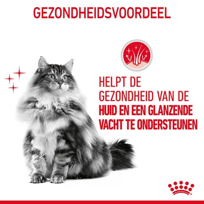 Gezondheidsvoordeel. Helpt de gezondheid van de huid en een glanzende vacht te ondersteunen.