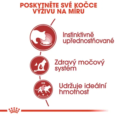 Poskytněte své kočce výživu na míru: Instinktivně upřednostňované, zdravý močový systém, udržuje ideální hmotnost.