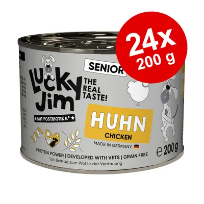Lot économique Lucky Jim MINI Senior 24 x 200 g