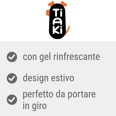 Tiaki. con gel rinfrescante, design estivo, perfetto da portare in giro