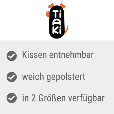 Tiaki. Kissen entnehmbar, weich gepolstert, in 2 Grössen verfügbar.
