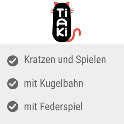 Tiaki. Kratzen und Spielen, mit Kugelbahn, mit Federspiel. Texte en allemand.