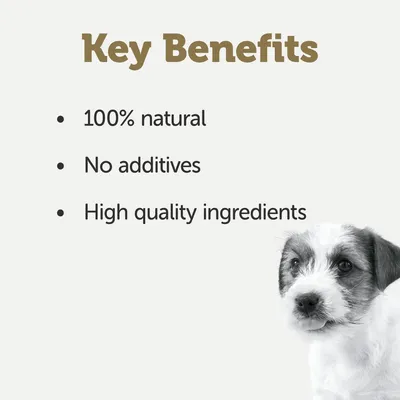 Key benefits: 100% natural, no additives, high quality ingredients.