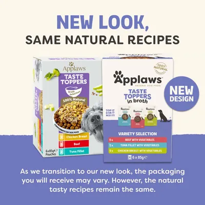 Applaws Taste Toppers Trial Pack 6 x 85g - dog wet food - Broth Trial Pack 