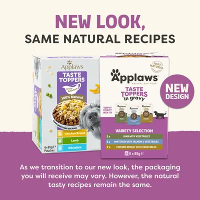 Applaws Taste Toppers Trial Pack 6 x 85g - dog wet food - Gravy Trial Pack Applaws Taste Toppers Trial Pack 6 x 85g - dog wet food - Gravy Trial Pack