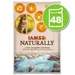 IAMS Naturally Adult 48 x 85 g pour chat