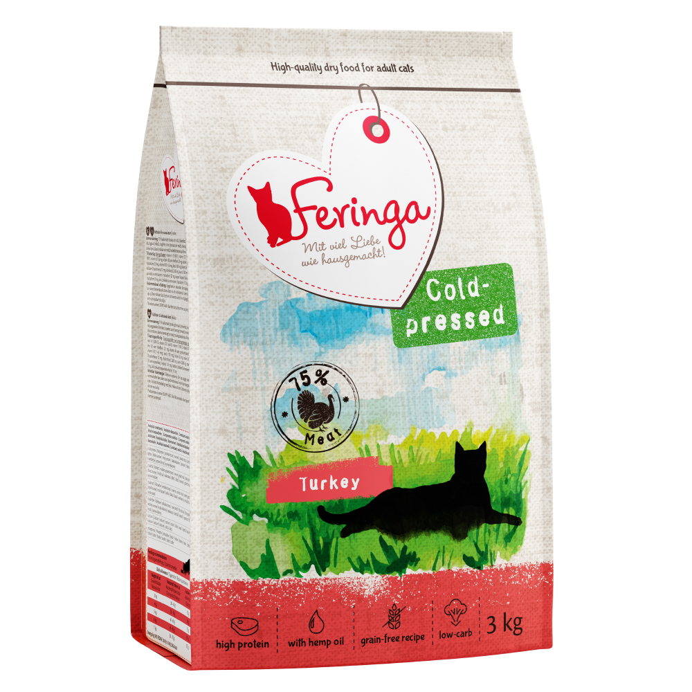 Multipack risparmio! 9 kg Feringa Adult Pressato a freddo - 3 x 3 kg Pollo