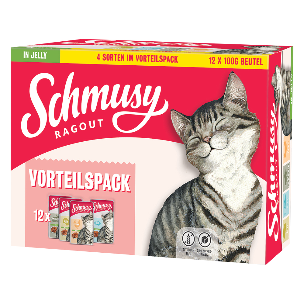 Fotografia produktu: Schmusy Ragout in Jelly Mix - 48 x 100 g