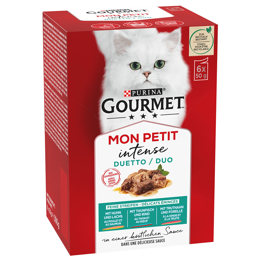 Fotografie produktu: Multibalení Gourmet Mon Petit kapsičky 24 x 50 g - losos, kuře
