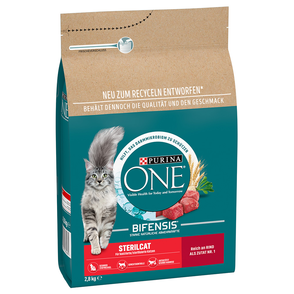 

PURINA ONE Adult Sterilcat s hovězím - 2,8 kg