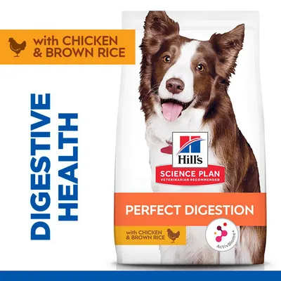 Hill's Science Plan Perfect Digestion Adult 1+ Medium with Chicken & Brown Rice - 14kg