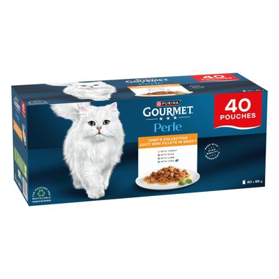 Gourmet Perle Pouches Mixed Pack 40 x 85g