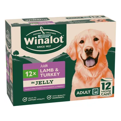 Winalot Classics in Jelly 12 x 400g - Lamb & Turkey