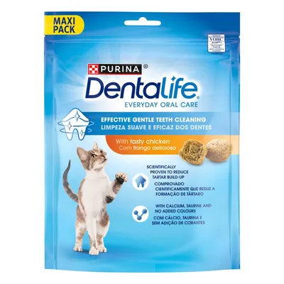 PURINA Dentalife Cat Dental Snacks - Chicken - Multibuy: 3 x 140g