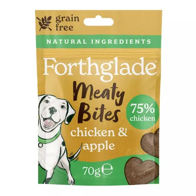 Forthglade Meaty Bites - Chicken with Apple - 70g Forthglade Meaty Bites - Chicken with Apple - 70g