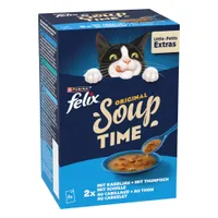 Felix Soup 6 x 48 g - Fish Selection
