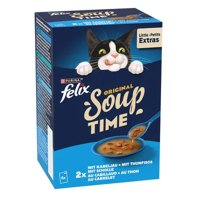 Felix Soup 6 x 48 g - Fish Selection
