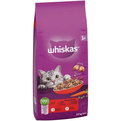 Whiskas 1+ z wołowiną