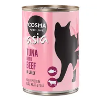 Cosma Asia in Jelly Saver Pack 12 x 400g - Tuna with Beef