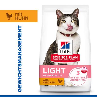 Hill's Science Plan Light Mature Adult 7+ Huhn