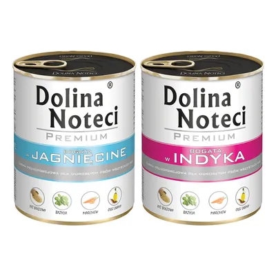 Dolina Noteci Premium vegyes csomag 24 x 800 g - Pulyka + bárány Dolina Noteci Premium vegyes csomag 24 x 800 g - Pulyka + bárány