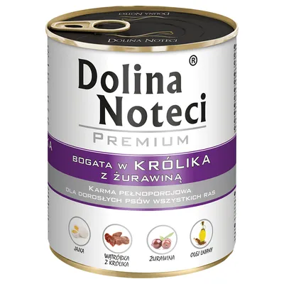 Dolina Noteci Premium, 24 x 800 g - Kaninchen mit Cranberries