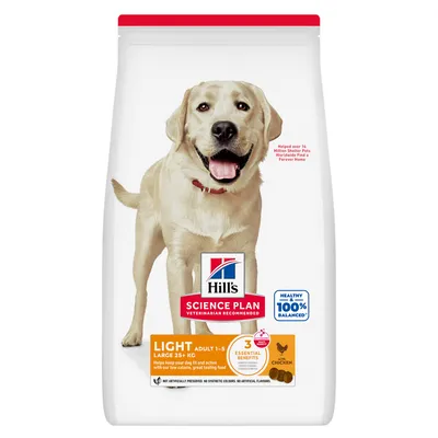 Hill's Science Plan Adult Light Large Breed mit Huhn - 14 kg Hill's Science Plan Adult Light Large Breed mit Huhn - 14 kg