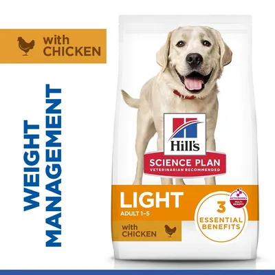 Hill's Science Plan Adult Light Large Breed с пиле - 2 x 14 кг