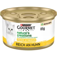 Gourmet Nature's Creations 12 x 85 g - Huhn mit Spinat & Tomaten
