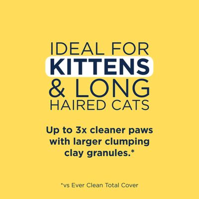 Ever Clean Super Premium arena aglomerante para gatos, Litterfree Paws, ideal para gatitos y gatos, 10L, 99,9% libre de polvo, con carbón activo y fragancia.