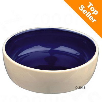 Gamelle pour chat et chien Trixie en céramique bicolore capacité : 0,3 L - 12 cm de diamètre
