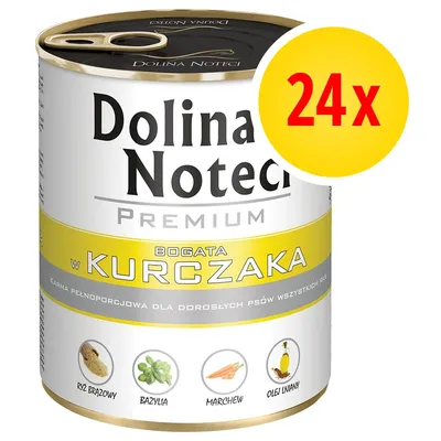 Dolina Noteci Premium, 24 x 800 g - Jagnięcina + indyk